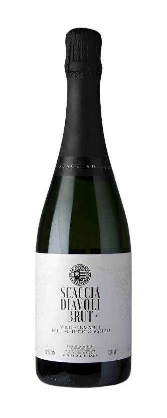 Sparkling Brut Champagne Method by Scacciadiavoli in Umbria