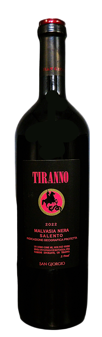 Tiranno Malvasia Nera Salento, 2022, San Giorgio