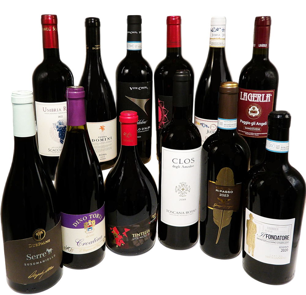 Tour of Italy Case 12 Red Wines 11 14 2025