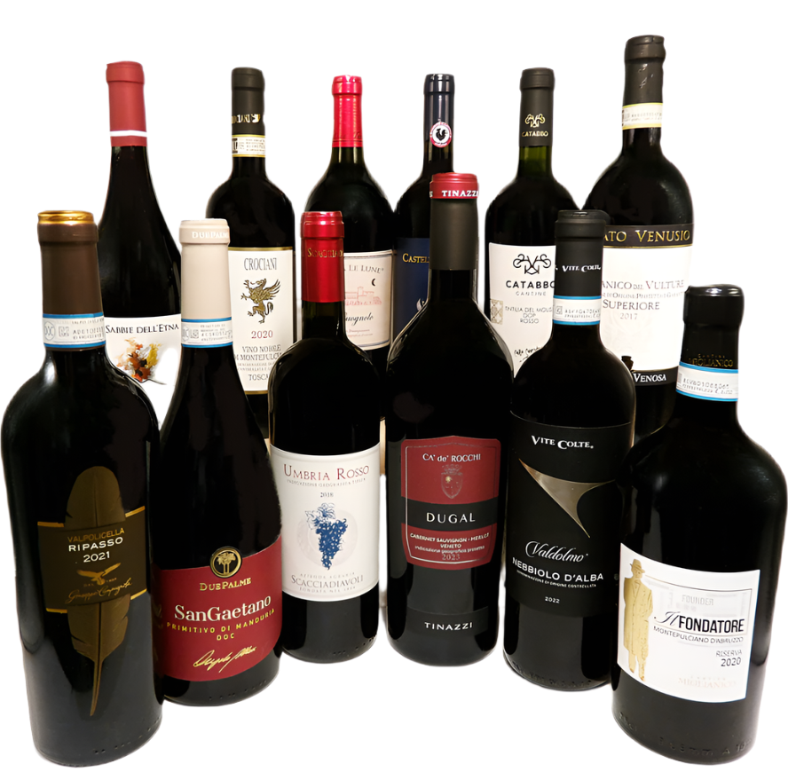 Tour of Italy Case 12 Red Wines