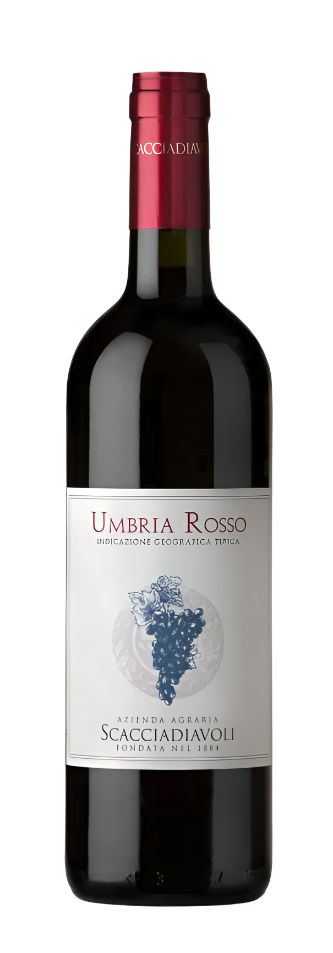 Umbrian Rosso, 2018 By Scacciadiavoli in Umbria