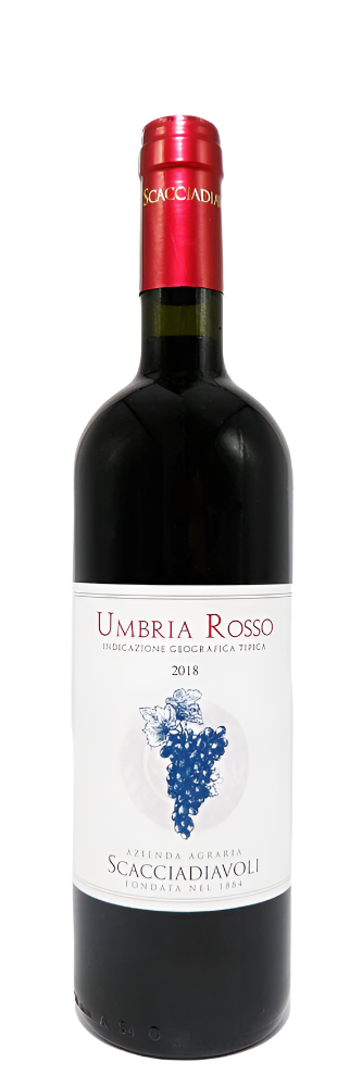 Umbrian Rosso, 2018 By Scacciadiavoli in Umbria