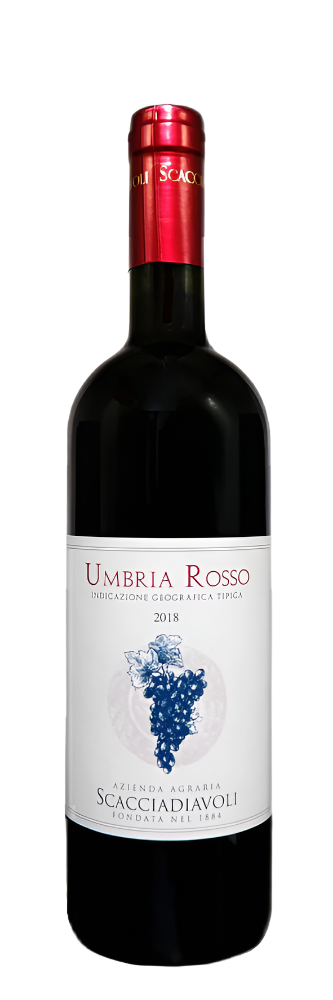 Umbrian Rosso, 2018 By Scacciadiavoli in Umbria
