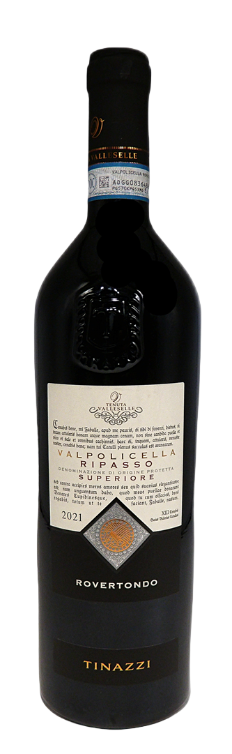 Valpolicella Ripasso Superiore, 2021 Rovertondo by Tinazzi