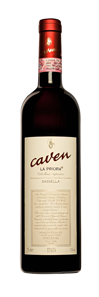 Valtellna Superiore Riserva Sassella DOCG 2016 by Caven in La Priora
