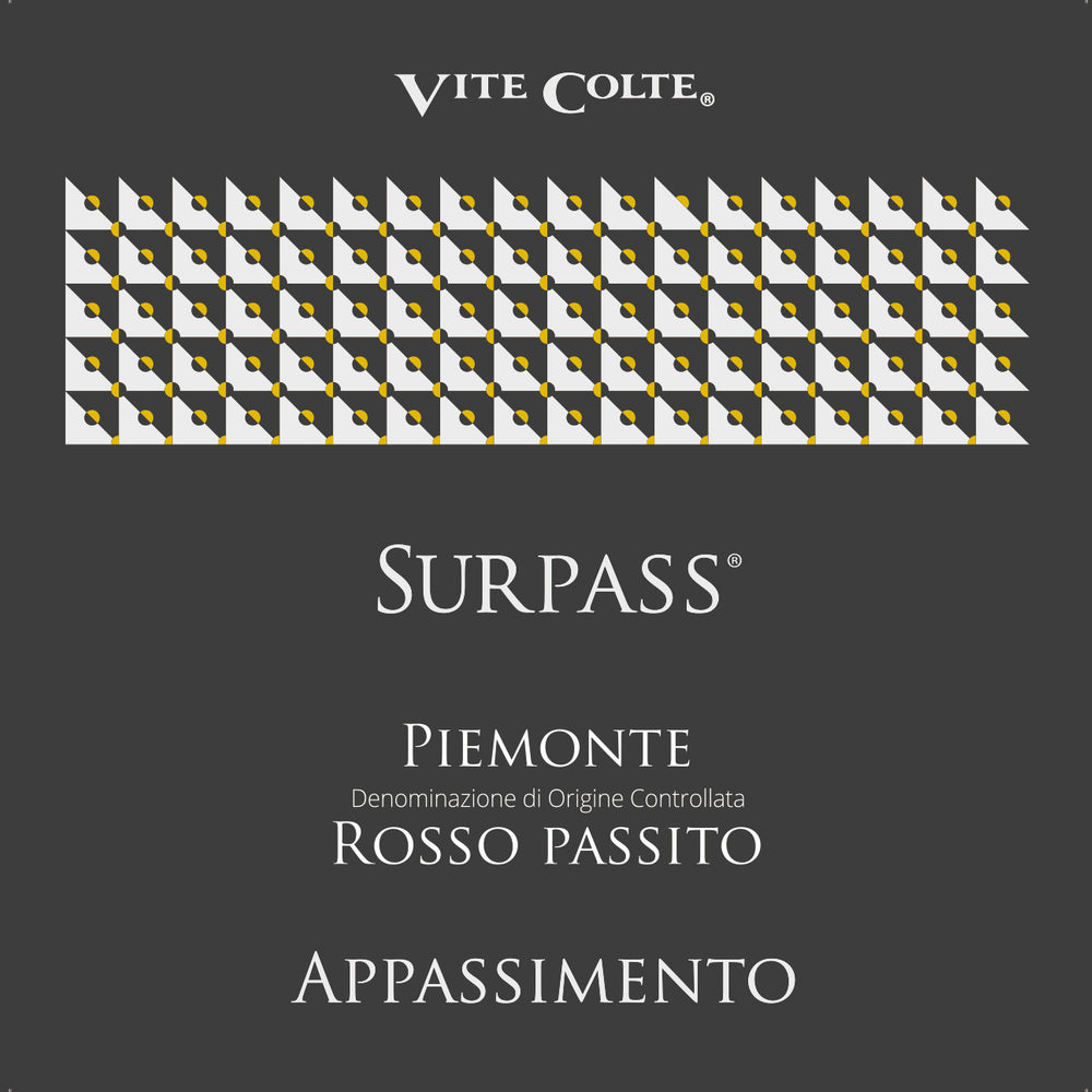 Rosso Passito Barbera, Surpass,  2019/ 2021 by Vite Colte in Piedmont