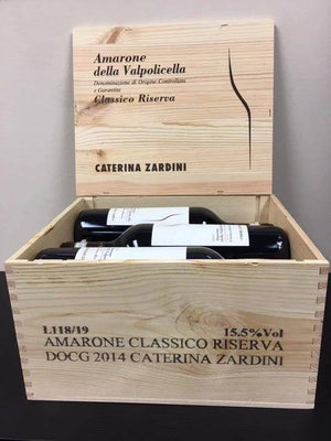 
            
                Load image into Gallery viewer, Amarone della Valpolicella Classico Riserva, 2017- Caterina Zardini, 6 btls in wooden Box - Wines From Italy
            
        
