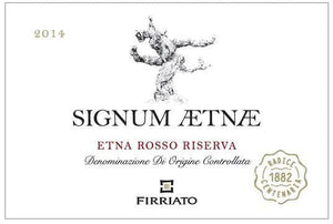 Etna Rosso Riserva, 2014 Signum Aetna By Firriato - Wines From Italy