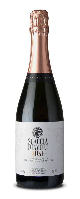 Sparkling Rose', Champagne Method by Scacciadiavoli in Umbria, 92 Pts W/E - Wines From Italy